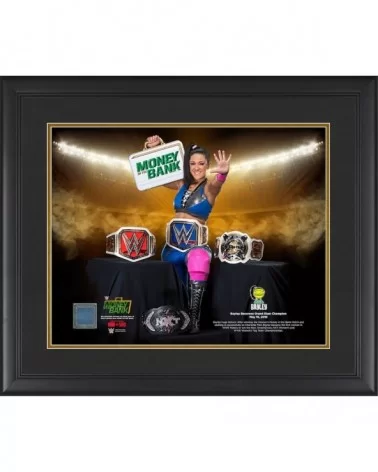 Bayley Framed 16" x 20" Grand Slam Champion Collage with a Piece of Match-Used Canvas - Limited Edition of 500 $50.96 Collect...