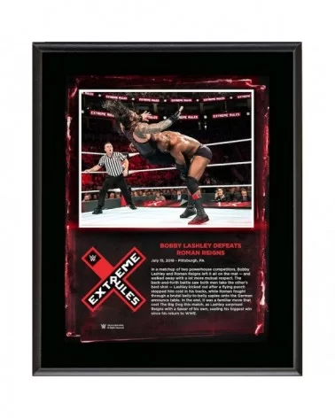 Bobby Lashley Framed 10.5" x 13" 2018 Extreme Rules Sublimated Plaque $11.04 Home & Office