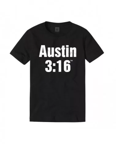 Men's Black "Stone Cold" Steve Austin 3:16 Texas Skull T-Shirt $10.32 T-Shirts