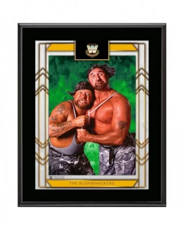 The Bushwhackers WWE Framed 10.5" x 13" Sublimated Plaque $10.32 Collectibles