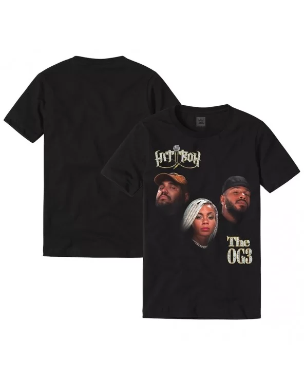 Men's Black Hit Row Faces T-Shirt $7.04 T-Shirts