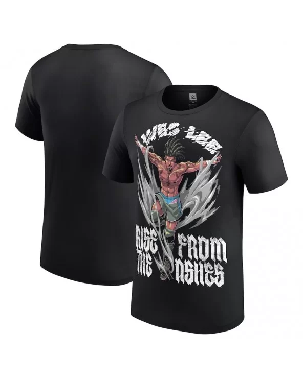 Men's Black Wes Lee Rise from the Ashes T-Shirt $8.88 T-Shirts
