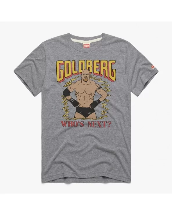 Men's Homage Heathered Gray Goldberg Who's Next? Retro T-Shirt $10.64 T-Shirts