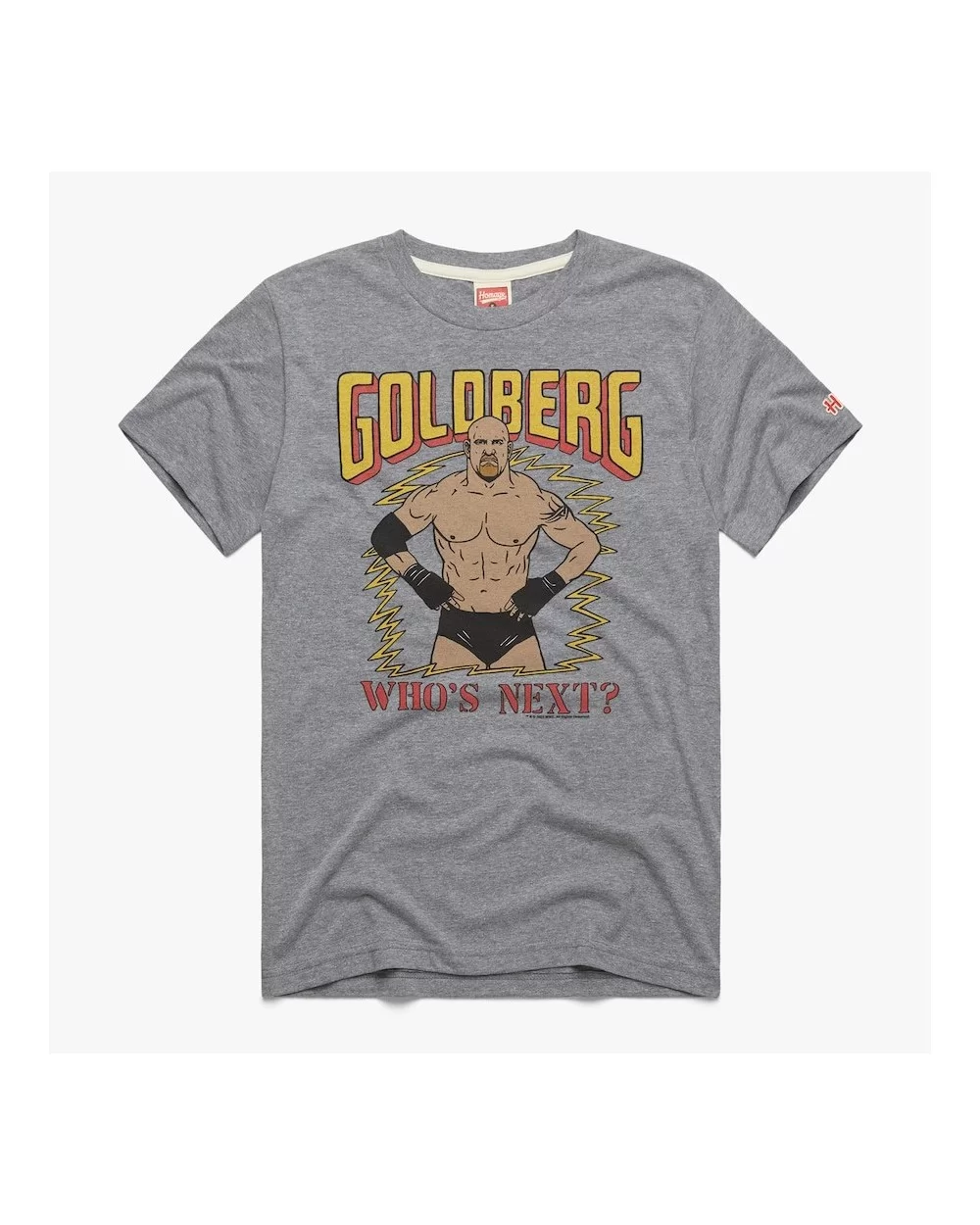 Men's Homage Heathered Gray Goldberg Who's Next? Retro T-Shirt $10.64 T-Shirts