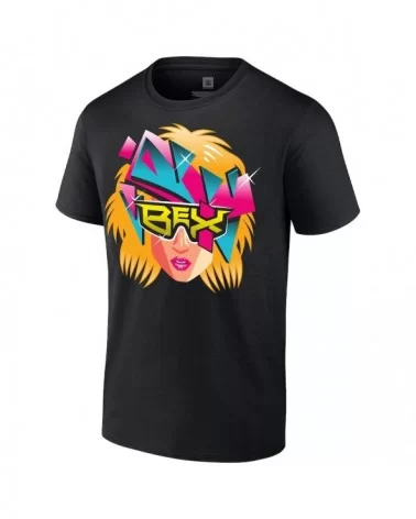 Men's Black Becky Lynch Box Office Bex T-Shirt $9.60 T-Shirts
