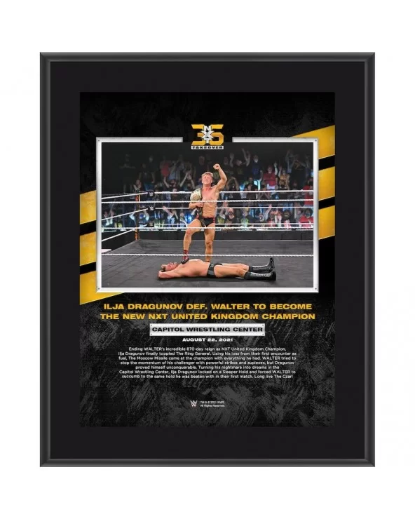 Ilja Dragunov Framed 10.5" x 13" NXT TakeOver: 36 Sublimated Plaque $7.92 Home & Office