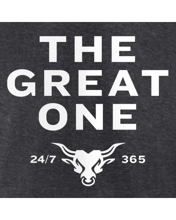Men's Fanatics Branded Charcoal The Rock The Great One V-Neck T-Shirt $8.64 T-Shirts