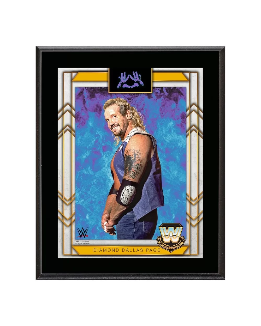 Diamond Dallas Page WWE Framed 10.5" x 13" Sublimated Plaque $8.88 Collectibles