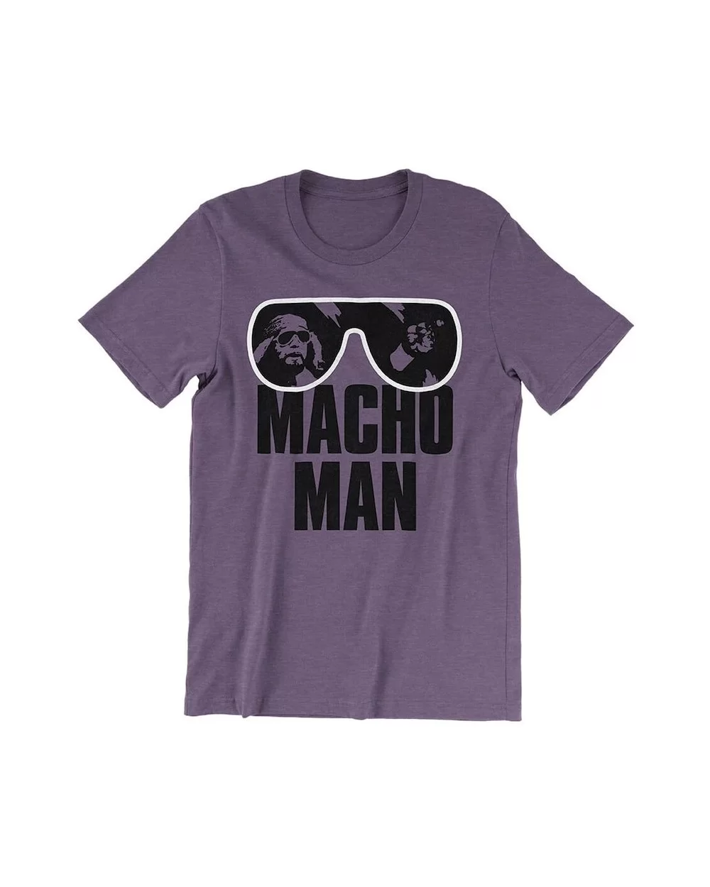 Men's Purple "Macho Man" Randy Savage Sunglasses T-Shirt $10.32 T-Shirts
