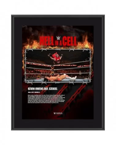 Kevin Owens 10.5" x 13" 2022 Hell in a Cell Sublimated Plaque $8.40 Home & Office