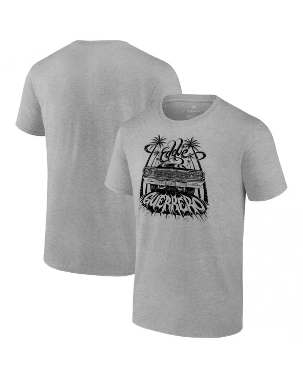 Men's Fanatics Branded Heather Gray Eddie Guerrero Lowrider T-Shirt $9.84 T-Shirts