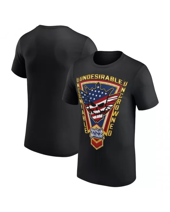 Men's Black Cody Rhodes Undeniable T-Shirt $9.36 T-Shirts