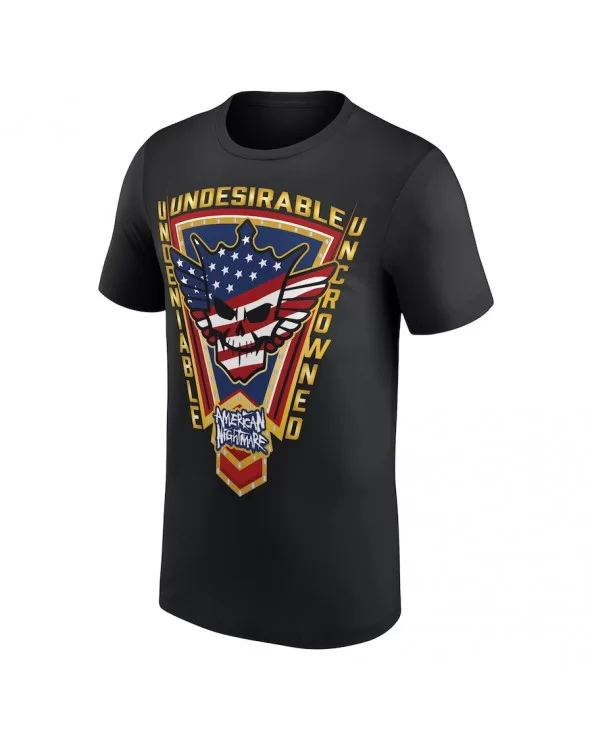 Men's Black Cody Rhodes Undeniable T-Shirt $9.36 T-Shirts