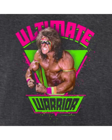 Men's Fanatics Branded Charcoal The Ultimate Warrior Legends Graphic T-Shirt $8.64 T-Shirts