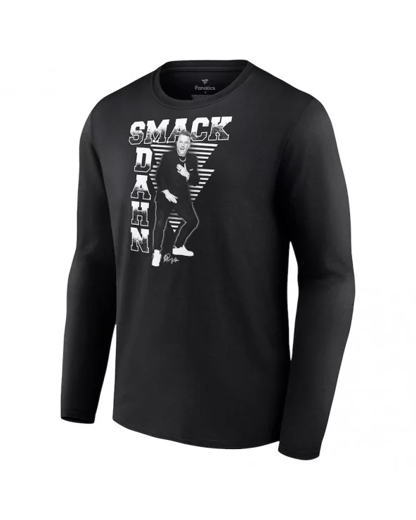 Men's Fanatics Branded Black Pat McAfee SmackDahn Long Sleeve T-Shirt $8.40 Apparel