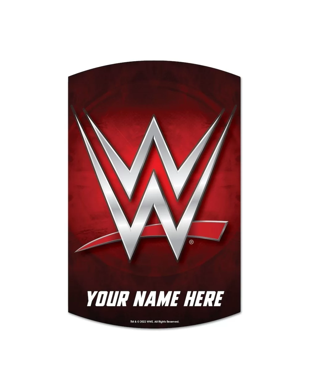 WinCraft WWE 11" x 17" Personalized Wood Sign $12.88 Home & Office