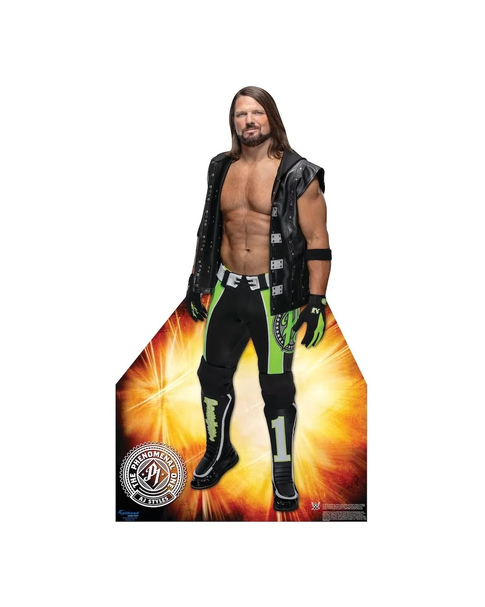 Fathead AJ Styles Life-Size Foam Core Stand Out $40.32 Home & Office