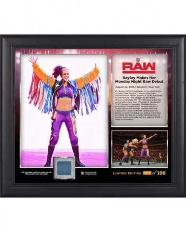 Bayley Framed 15" x 17" RAW Debut Collage with a Piece of Match-Used Canvas - Limited Edition of 199 $23.52 Home & Office