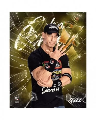 John Cena Unsigned 16" x 20" Shattered Photograph $7.00 Collectibles