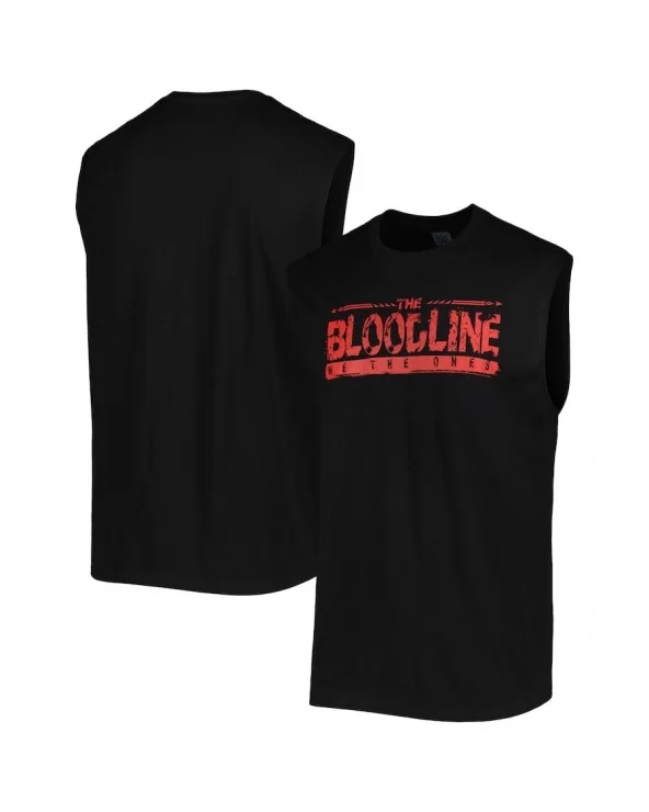 Men's Black The Bloodline Muscle Tank Top $7.89 Apparel