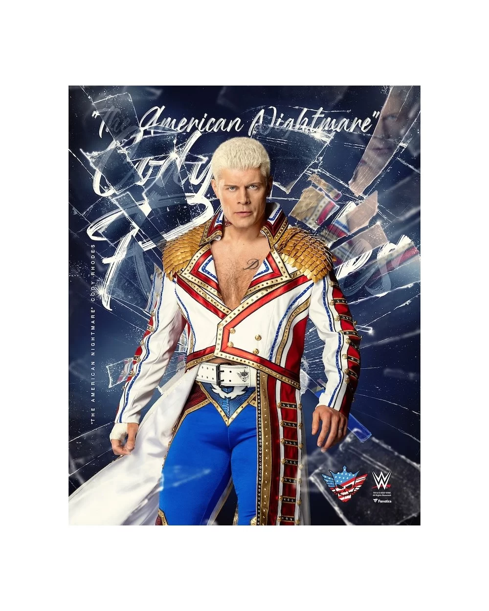 Cody Rhodes Unsigned 16" x 20" Shattered Photograph $6.40 Home & Office