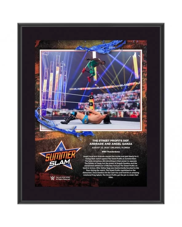 Street Profits WWE Framed 10.5" x 13" 2020 SummerSlam Sublimated Collage $7.68 Collectibles