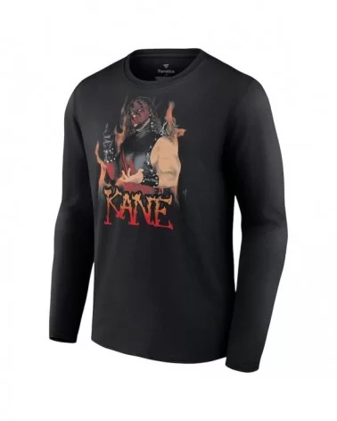 Men's Fanatics Branded Black Kane Old School Long Sleeve T-Shirt $10.64 T-Shirts