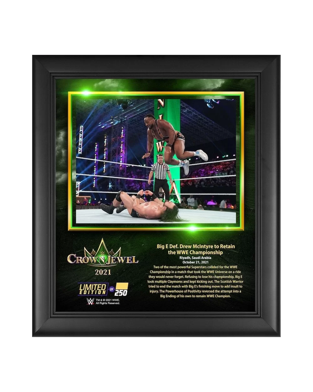 Big E Framed 15" x 17" 2021 Crown Jewel Collage - Limited Edition of 250 $19.04 Collectibles