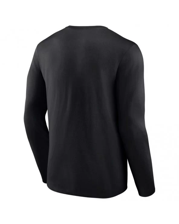 Men's Black Drew McIntyre Scottish Warrior Long Sleeve T-Shirt $10.36 T-Shirts