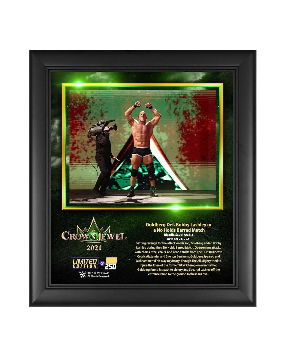 Goldberg Framed 15" x 17" 2021 Crown Jewel Collage - Limited Edition of 250 $17.92 Collectibles