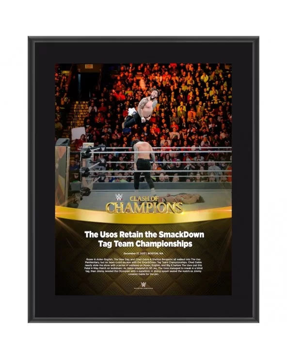 The Usos 10.5" x 13" 2017 Clash of Champions Sublimated Plaque $10.08 Collectibles