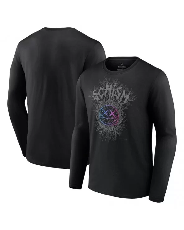 Men's Fanatics Branded Black Schism Logo Long Sleeve T-Shirt $13.44 T-Shirts