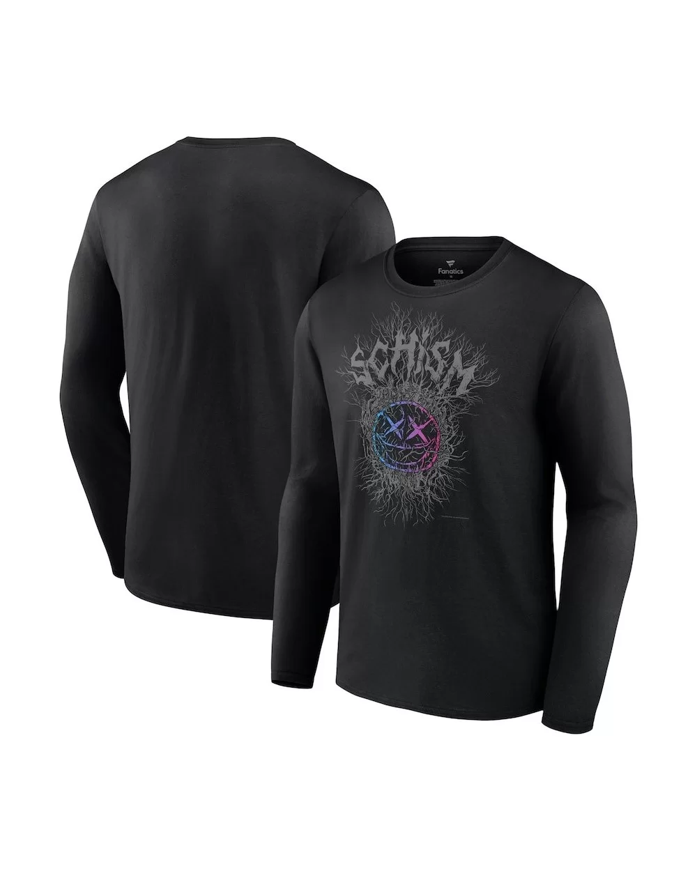 Men's Fanatics Branded Black Schism Logo Long Sleeve T-Shirt $13.44 T-Shirts