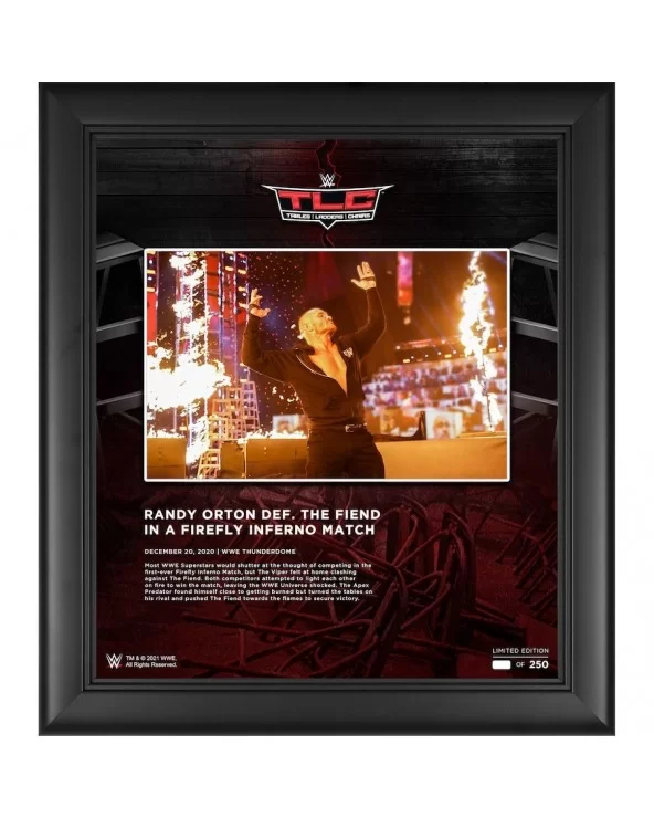 Randy Orton WWE Framed 15" x 17" 2020 TLC Collage - Limited Edition of 250 $25.76 Collectibles