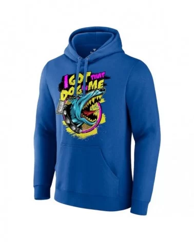 Men's Fanatics Branded Royal Bron Breakker I Got That Dog In Me Pullover Hoodie $18.80 Apparel