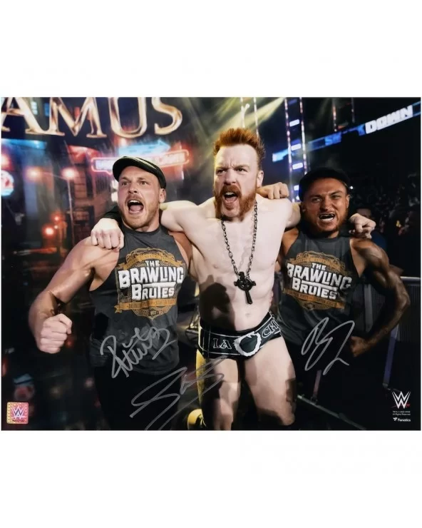 The Brawling Brutes WWE Autographed 16" x 20" Ring Entrance Photo $40.56 Collectibles
