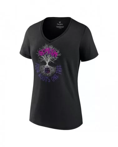 Women's Fanatics Branded Black Schism Four Roots One Tree V-Neck T-Shirt $10.32 T-Shirts