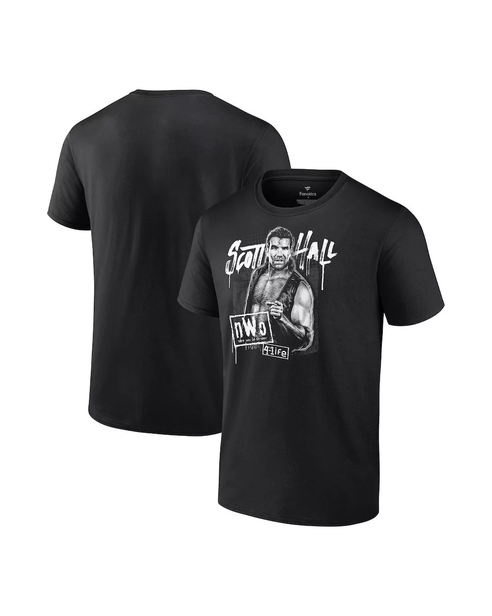 Men's Black Scott Hall nWo T-Shirt $12.00 T-Shirts