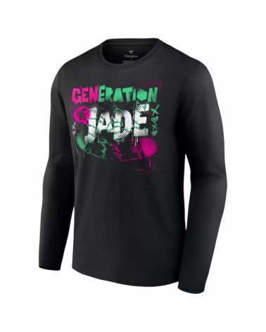 Men's Fanatics Branded Black Cora Jade Broken Skateboard Long Sleeve T-Shirt $12.88 T-Shirts