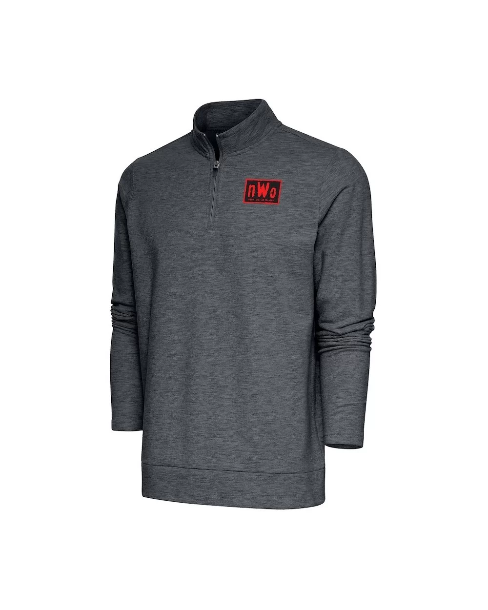 Men's Antigua Charcoal nWo Gambit Quarter-Zip Pullover Top $20.58 Apparel