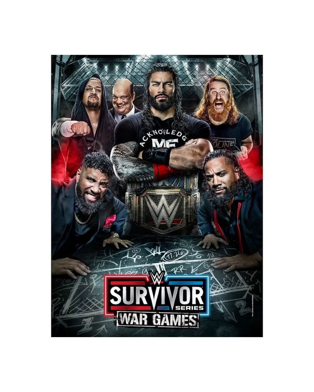 WWE 2022 Survivor Series Unsigned 18" x 24" Event Poster Art Photograph $7.44 Collectibles