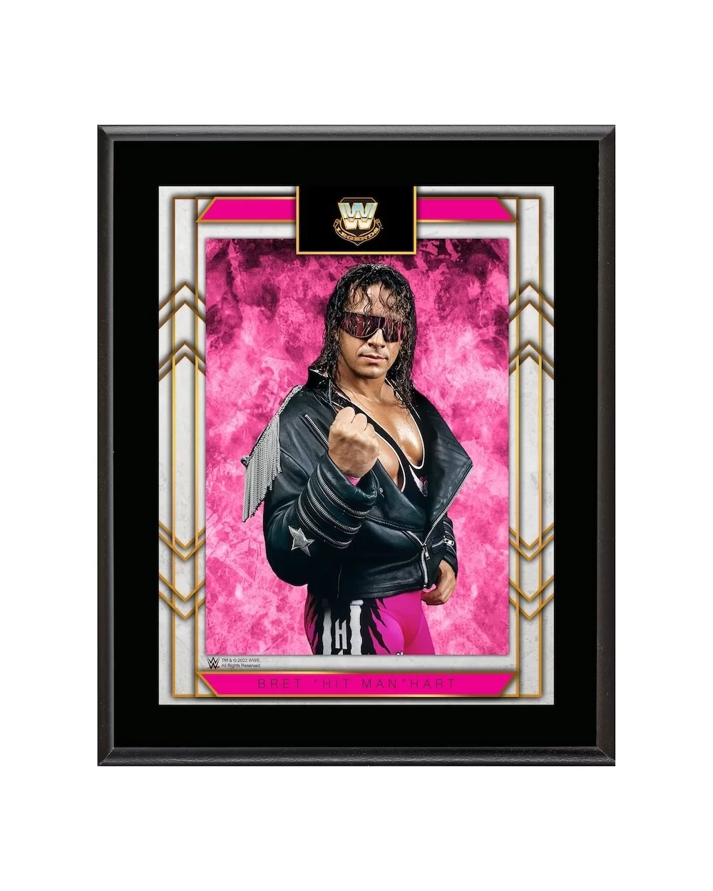 Bret Hart 10.5" x 13" Sublimated Plaque $10.80 Collectibles