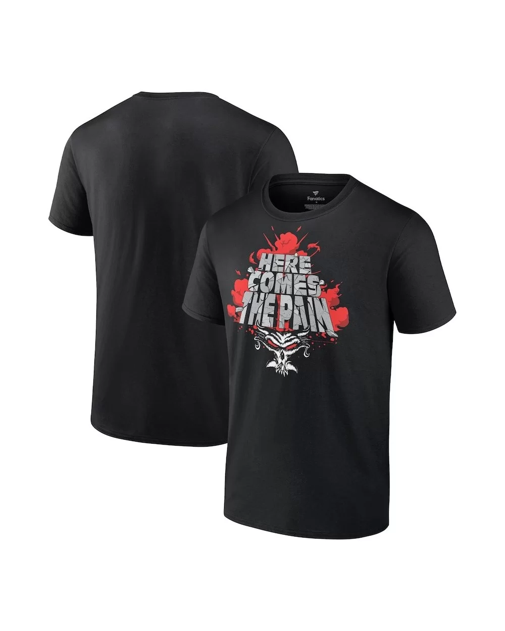 Men's Fanatics Branded Black Brock Lesnar Here Comes The Pain T-Shirt $8.16 T-Shirts