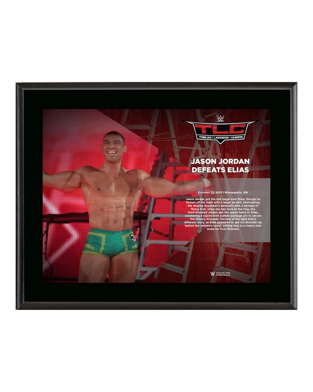 Jason Jordan 10.5" x 13" 2017 TLC Sublimated Plaque $10.32 Collectibles