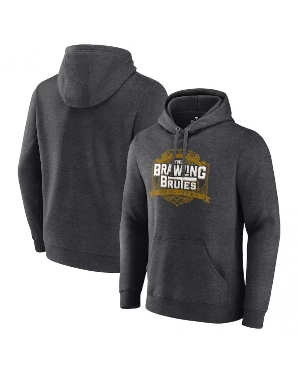 Men's Fanatics Branded Charcoal The Brawling Brutes Drinkin' Pints & Startin' Fights Pullover Hoodie $9.00 Apparel