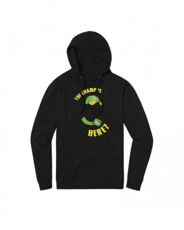 Men's Black John Cena The Champ Is Here? Pullover Hoodie $8.51 Apparel