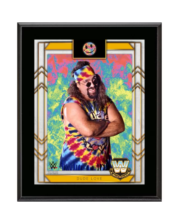 Dude Love WWE Framed 10.5" x 13" Sublimated Plaque $10.08 Collectibles