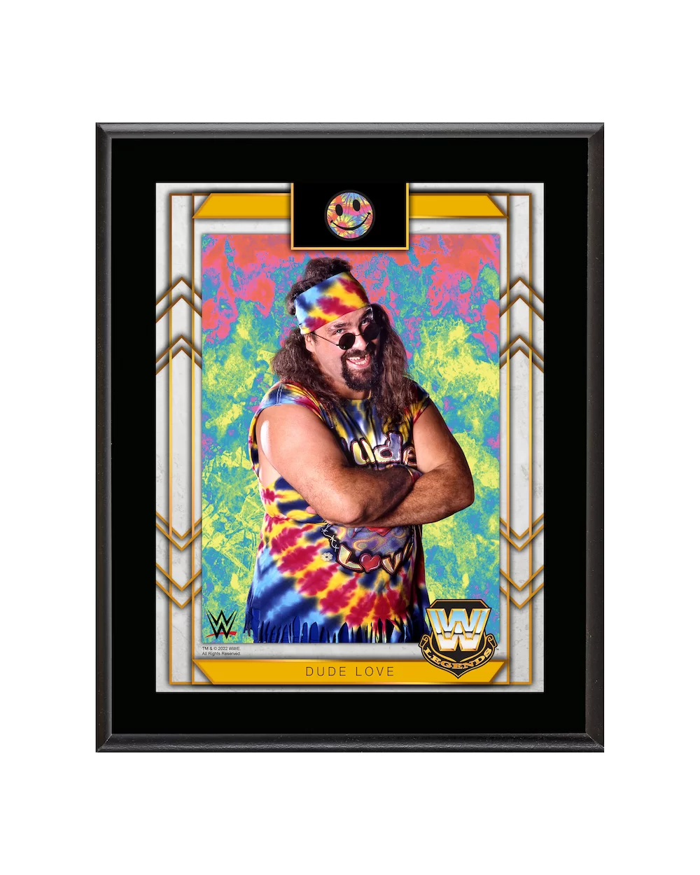 Dude Love WWE Framed 10.5" x 13" Sublimated Plaque $10.08 Collectibles