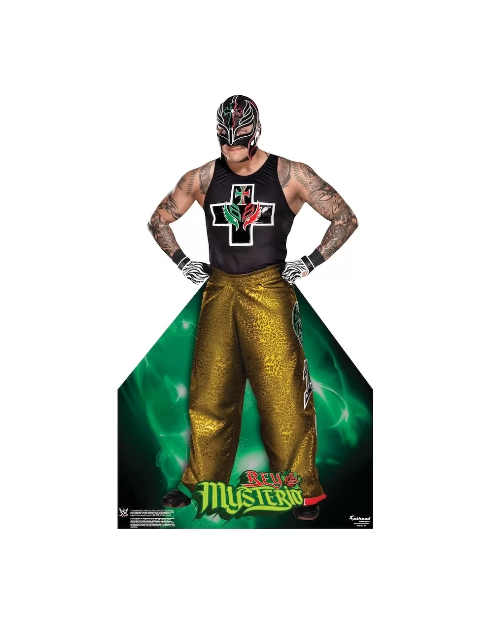 Fathead Rey Mysterio Life-Size Foam Core Stand Out $56.00 Home & Office