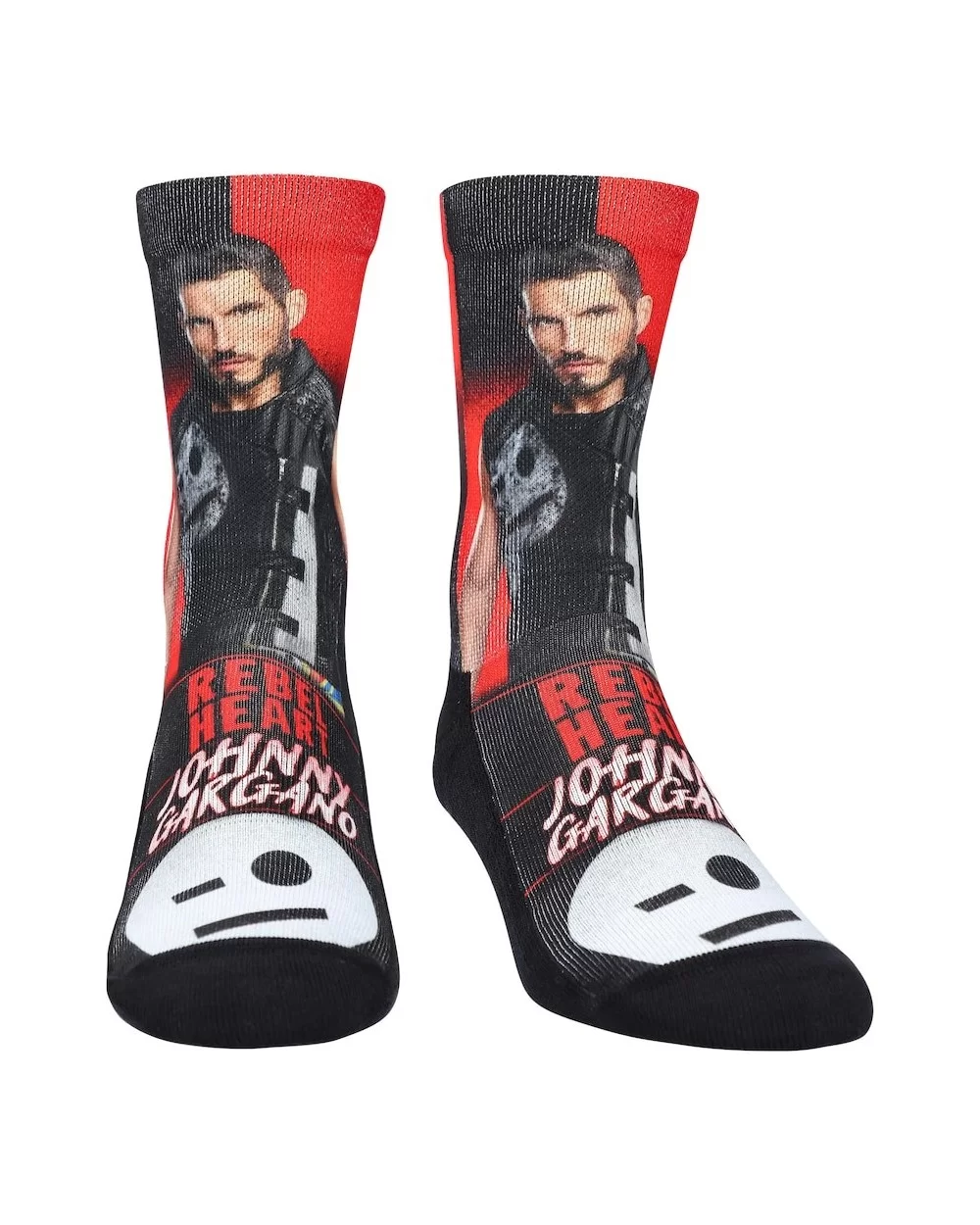 Unisex Rock Em Socks Johnny Gargano Stare Down Crew Socks $6.00 Apparel